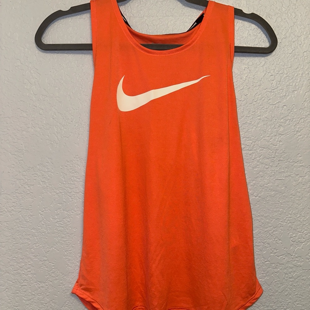 Nike Women's Bright Orange Tank Top